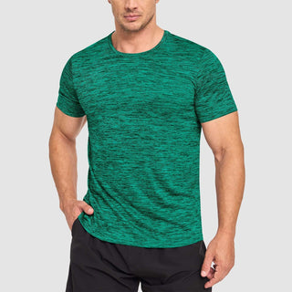 Men's T-Shirts Quick Dry Athletic Shirts Short Sleeve Running Wokout Crew Neck Tee