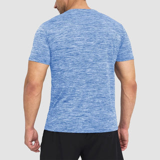 Men's T-Shirts Quick Dry Athletic Shirts Short Sleeve Running Wokout Crew Neck Tee